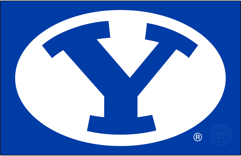 Brigham Young Cougars 2016-Pres Alt on Dark Logo v2 diy iron on heat transfer